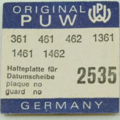 Plaque de maintien PUW 361 pour disque de quantième – Part 2535 – pour PUW 461, 1462 – image 2