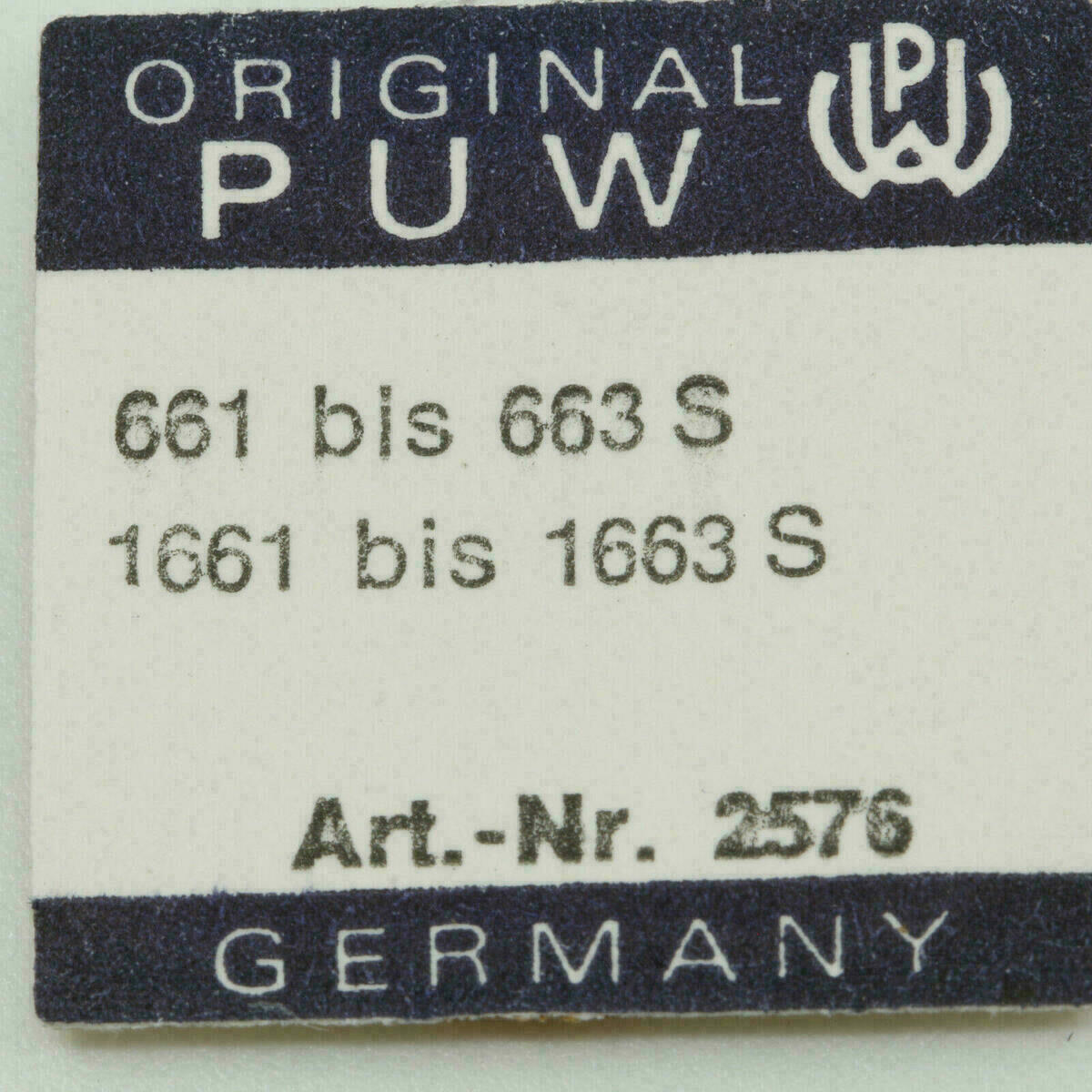 Sautoir de quantième PUW 661, Part 2576, pour PUW 1661, 1663 S – image 2