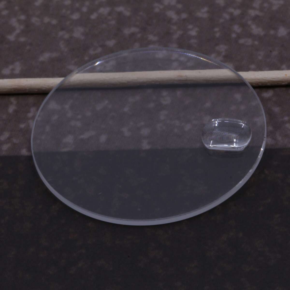 Vetro per orologio, vetro zaffiro di ricambio piatto con lente 1,2 mm Ø29-33mm, Cyclop