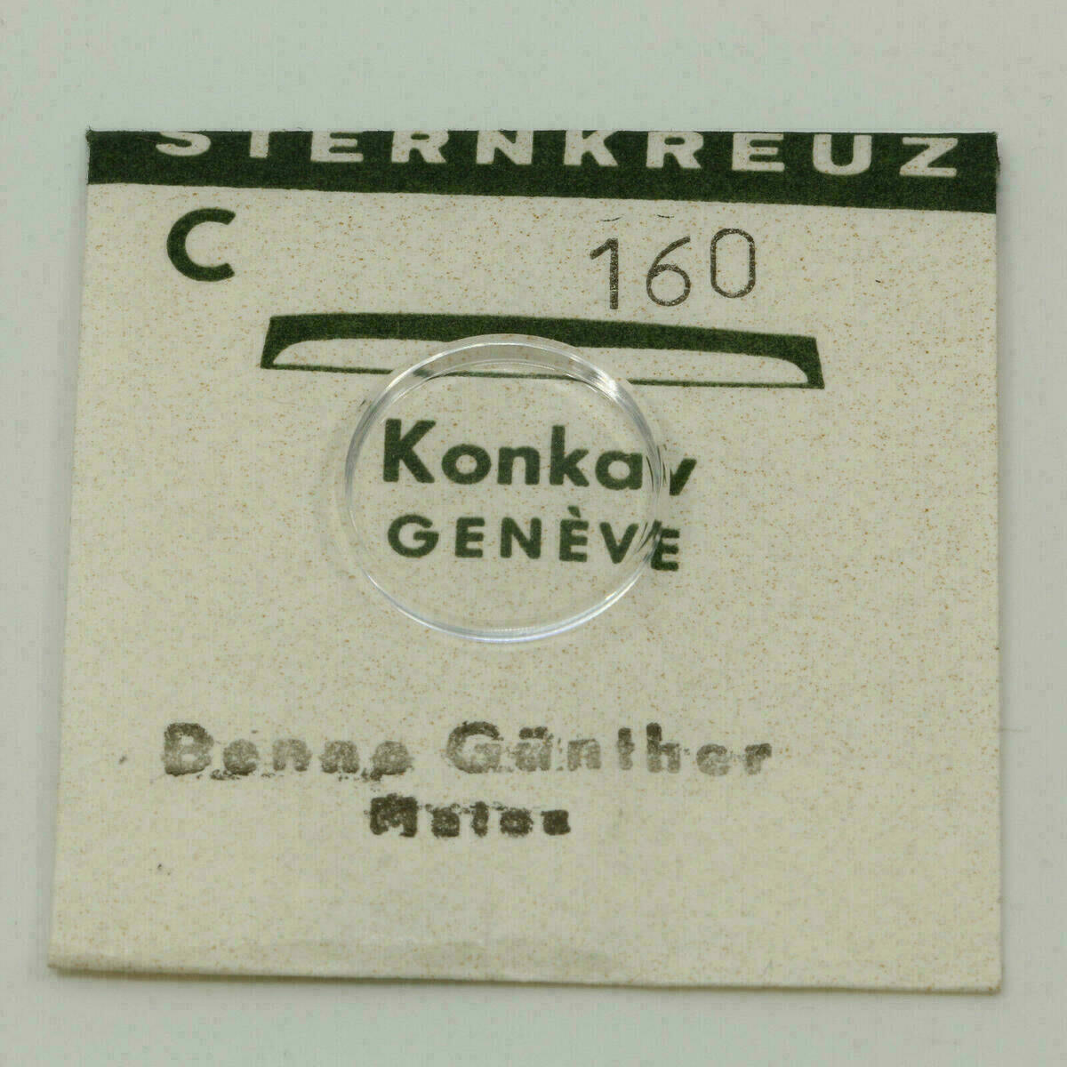 Verre Sternkreuz C concave Genève pour montres-bracelets 95-235 – image 3