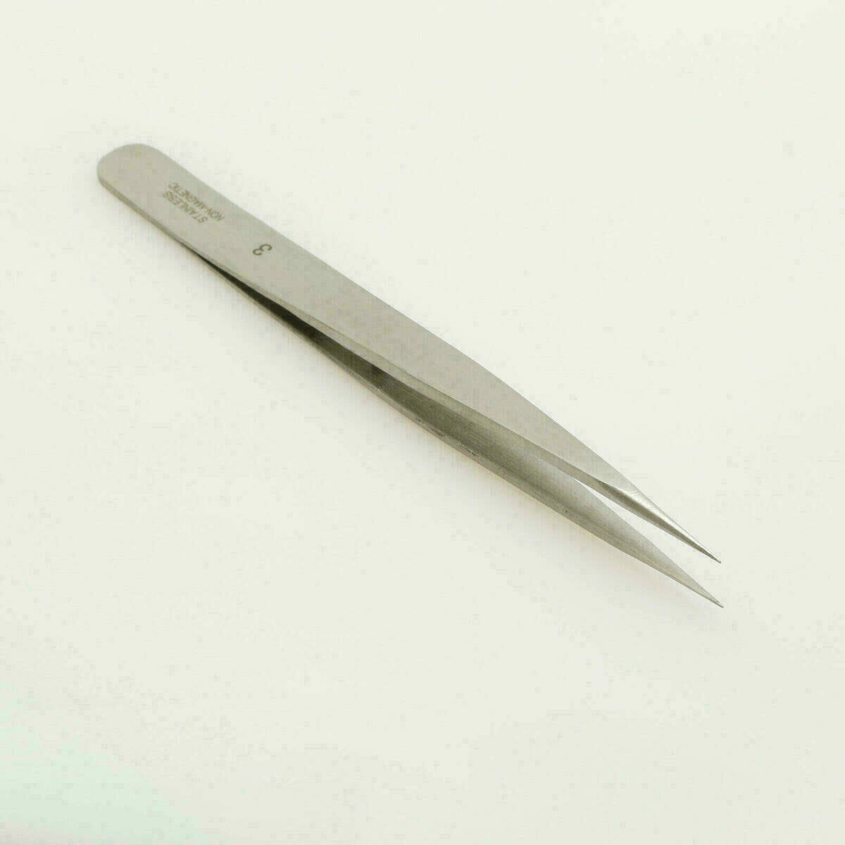 Uhrmacher Pinzetten Set 5 teilig Pinzettensatz Edelstahl Tweezers – Bild 5