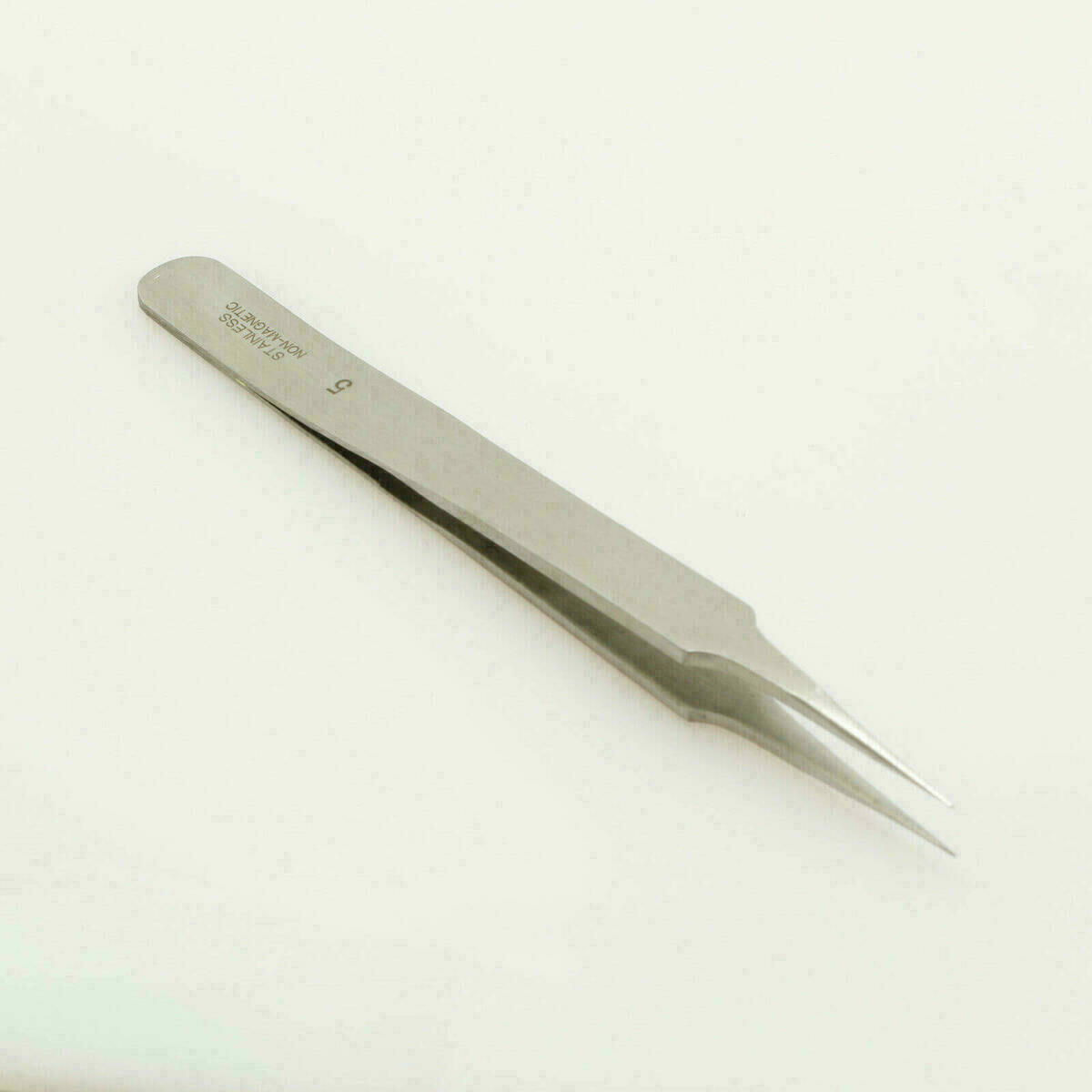 Uhrmacher Pinzetten Set 5 teilig Pinzettensatz Edelstahl Tweezers – Bild 7