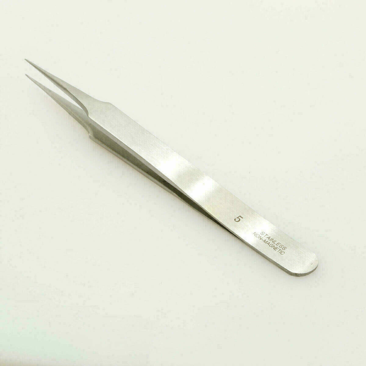Uhrmacher Pinzetten Set 5 teilig Pinzettensatz Edelstahl Tweezers – Bild 8