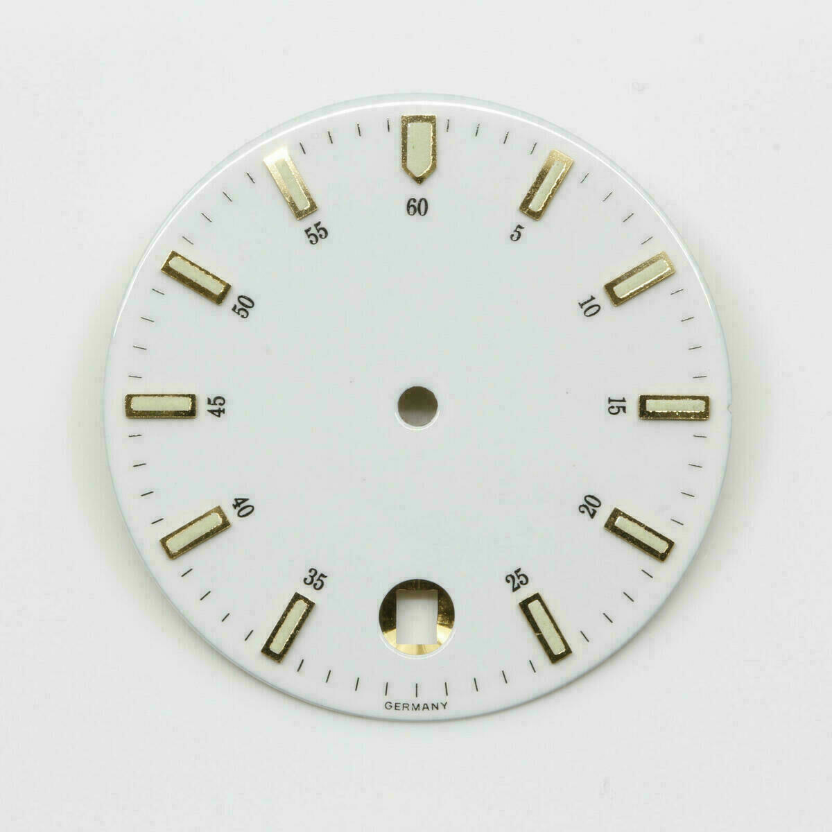 Zifferblatt für Automatikwerke 27,0mm neu weiß – Bild 2