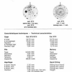 2x mouvement Harley 873 / Ronda 873 à quartz – Swiss Made – 5 rubis – NOS – image 5