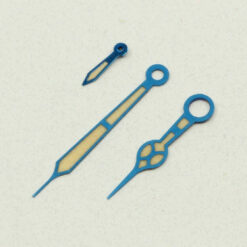 Set di lancette ETA UNITAS 6497 6498 / Superluminova IP blu 12,5/17/5mm – immagine 3