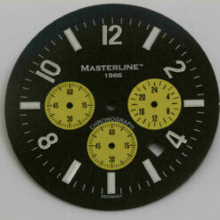 Zifferblatt für MIYOTA OS 20, OS 25 / Chrono Watch Dial MIYOTA OS20 Ø34,55mm #17 – Bild 2