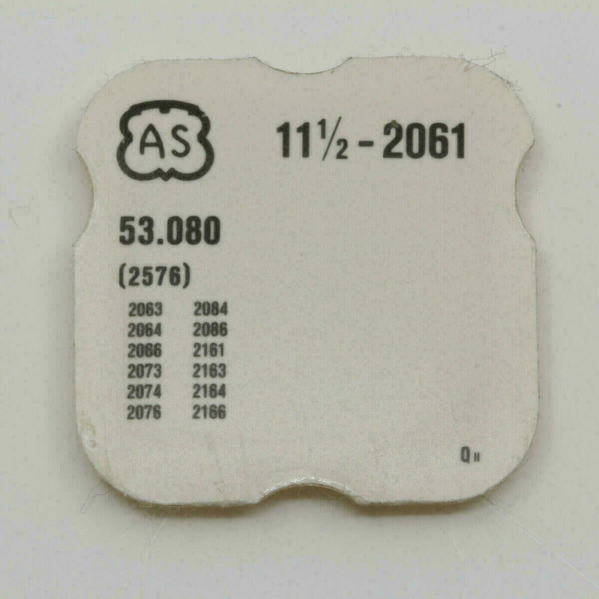 AS 2061 PART 2576 DATUMSPERRE, Date jumper, AS 2063 2064 2066 2163 2164 2166