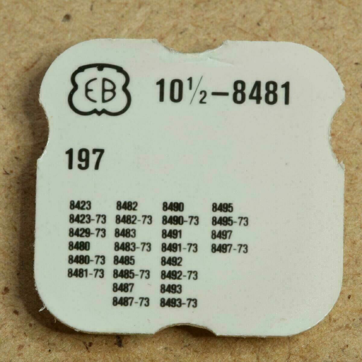 Bonde de barillet EB 8481 avec rochet – Part 197 – Bettlach, également EB 8423, 8497