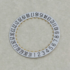 Datumscheibe, Datumanzeiger ETA 2824-2 2804-2 2892A2 Schwarz & Weiß date disc 6H