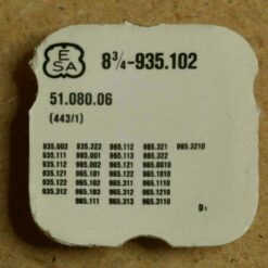 ESA/ ETA 935.102 PART 443 /1 Setting Lever Winkelhebel montiert 935.122 935.322