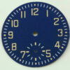 Quadrante da aviatore ETA 6498: smalto blu 38.5mm