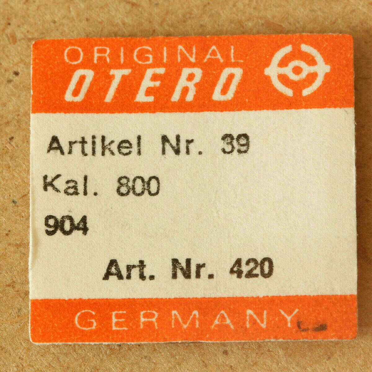 OTERO 800 Part 420, rueda de corona, OTERO 801, 900, 901, 904 EPPLE OTTO