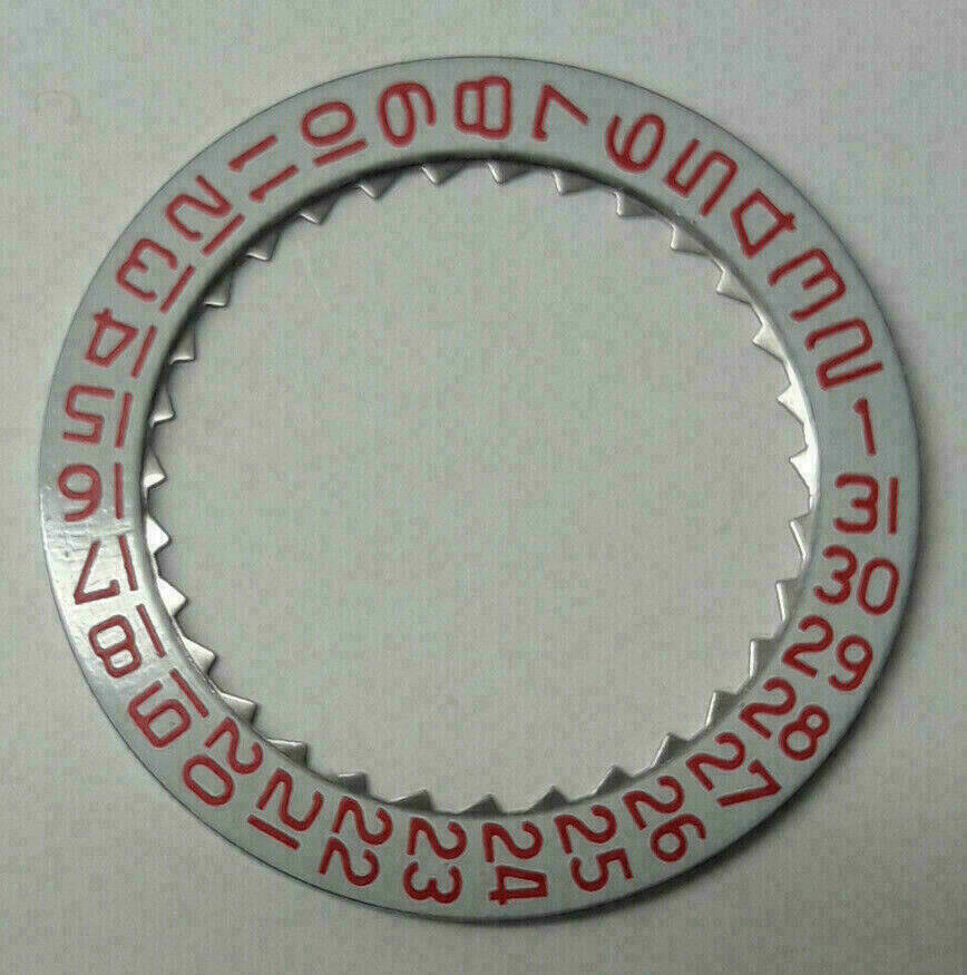 PUW 565 PART 2557 Datumscheibe Datumanzeiger Date Dial Disc PUW 1565 3H NOS #1
