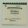 Sternkreuz C Konkav Geneve Kunststoff-Uhrglas