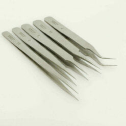 Uhrmacher Pinzetten Set 5 teilig Pinzettensatz Edelstahl Tweezers