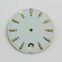 Zifferblatt für Automatikwerke 27,0mm neu weiß