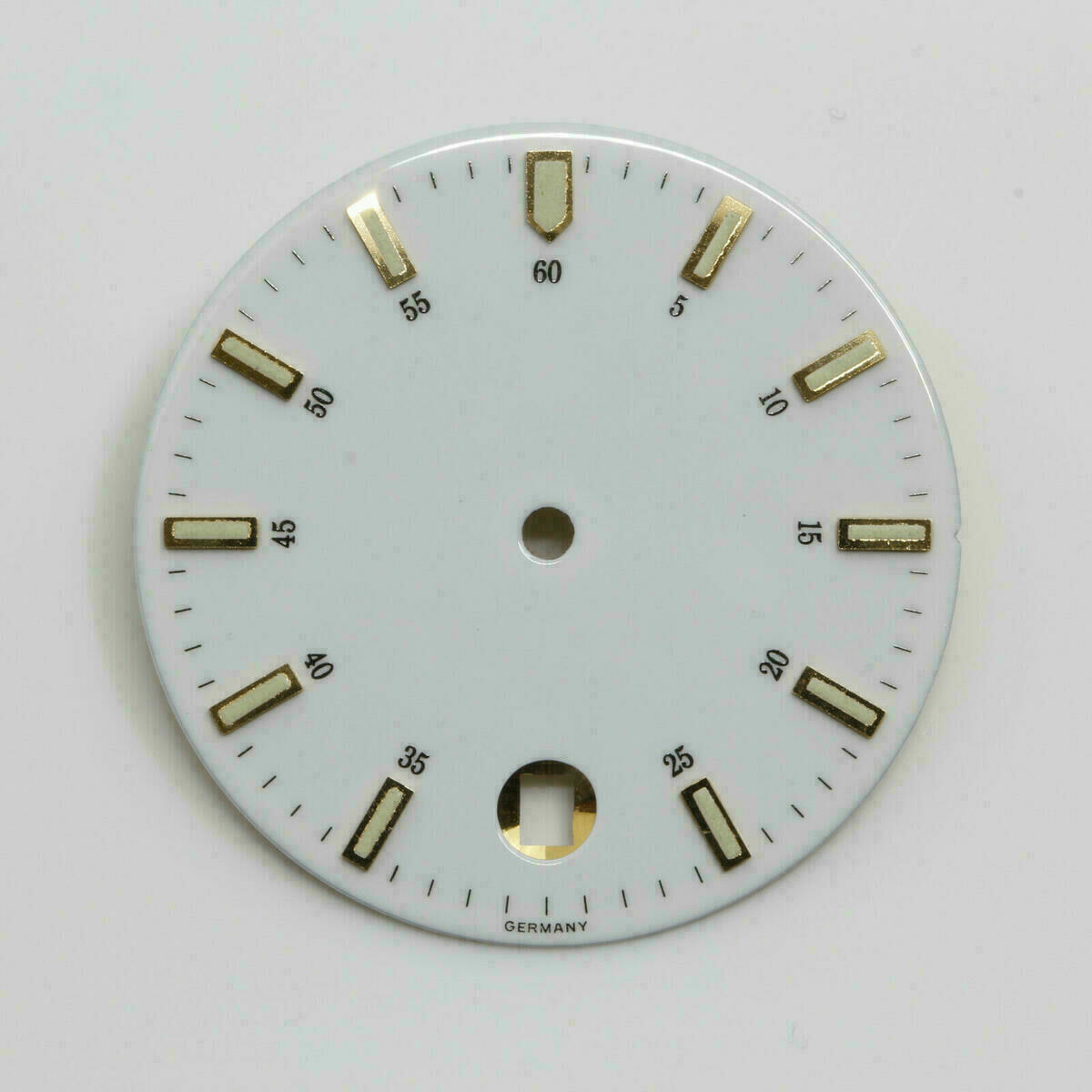 Zifferblatt für Automatikwerke 27,0mm neu weiß