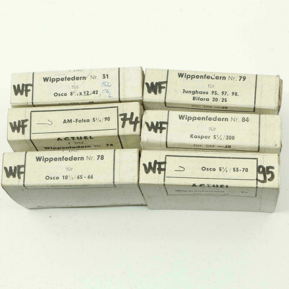 Wippenfeder. Rocking bar spring 2 Stück PART 439 Junghans Osco Felsa Bifora #25
