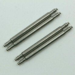 4 Stück INOX - Edelstahl Federstege, Armbandstege Ø 1,78mm mit Bund 16 - 34mm