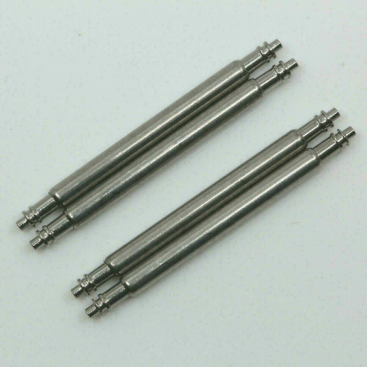 4 Stainless Steel (INOX) Flanged Spring Bars, Ø 1.78 mm, 16 – 34 mm
