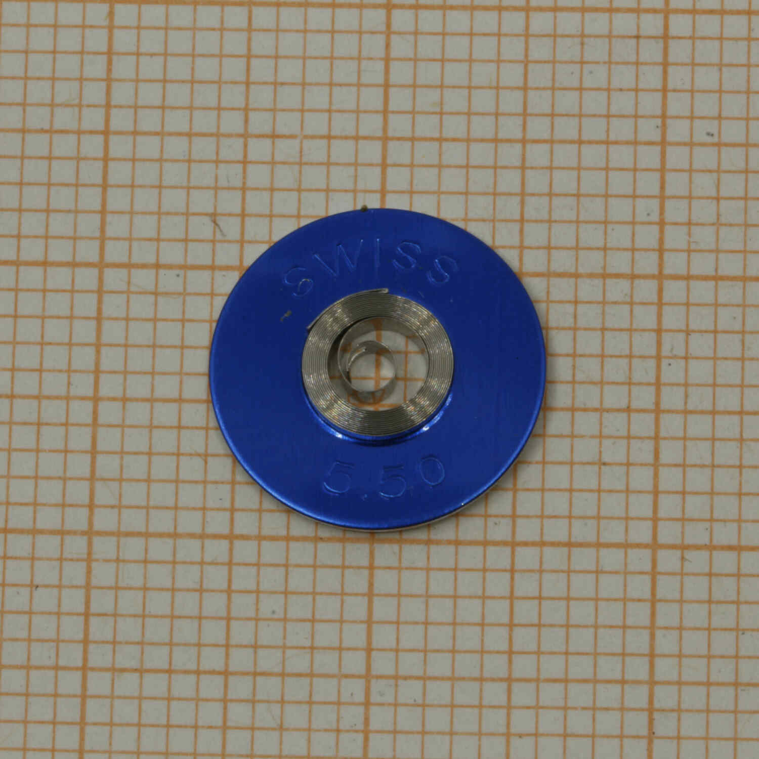AUFZUGFEDER ETA 2442 1,43x5,5x0,07x190 Mainspring Aufzugsfeder Zugfeder - NOS -