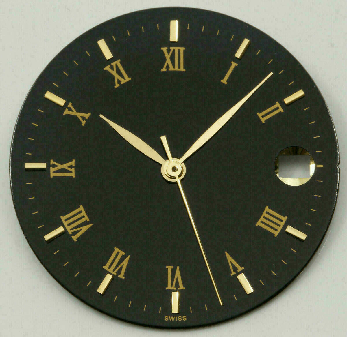 Quadrante per ETA 2892-2, ETA 2892A2; 28.30mm; nuovo, nero SW02 – immagine 2