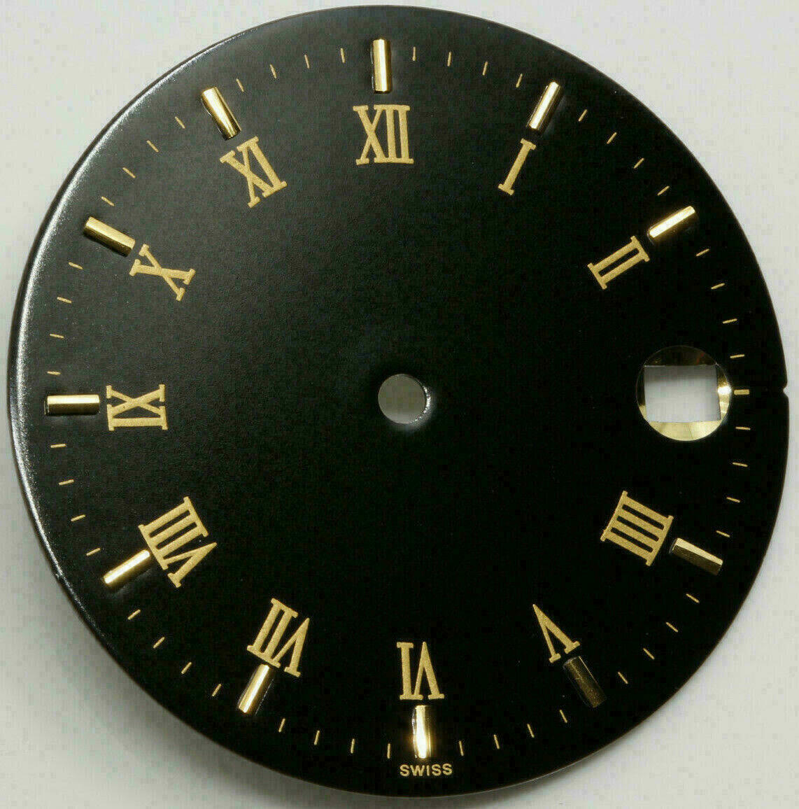 Quadrante per ETA 2892-2, ETA 2892A2; 28.30mm; nuovo, nero SW02 – immagine 3