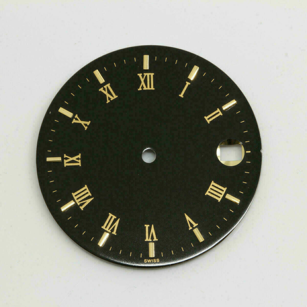 Quadrante per ETA 2892-2, ETA 2892A2; 28.30mm; nuovo, nero SW02 – immagine 5