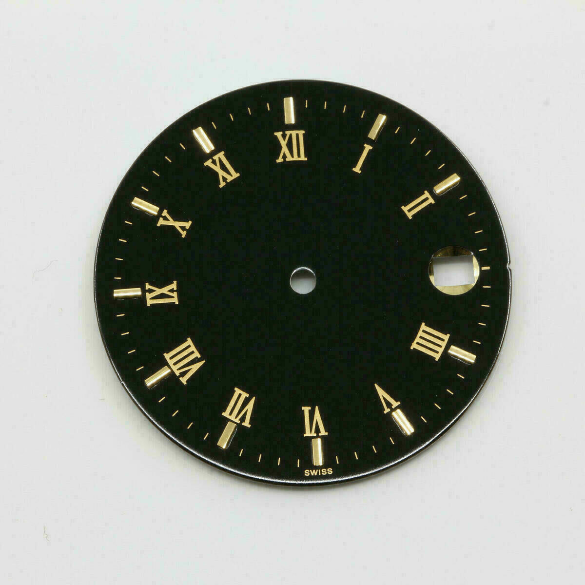 Quadrante per ETA 2892-2, ETA 2892A2; 28.30mm; nuovo, nero SW02 – immagine 8
