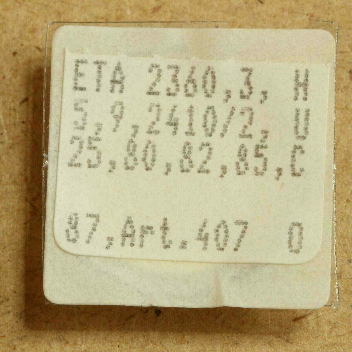 ETA 2360 PART 407 rocchetto scorrevole ETA 2365 2369 2412 2480 2482 2487 – immagine 3