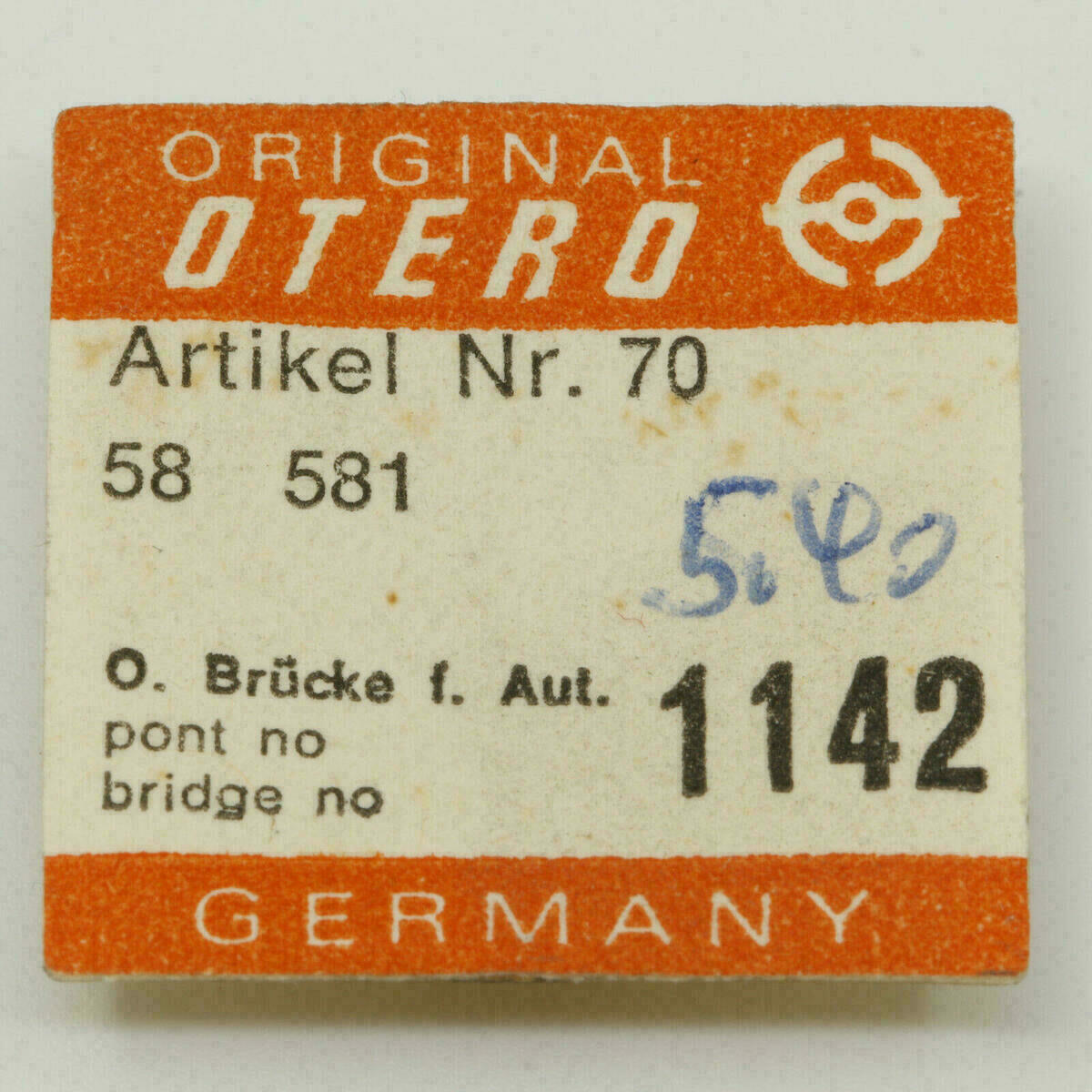 OTERO 58 PART 1142, Obere Brücke für Automatvorrichtung, Upper Bridge Otero 581 – Bild 2