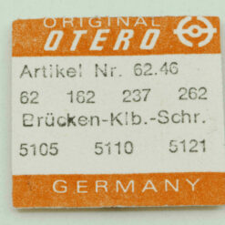 OTERO Brücken Kloben Schrauben  Otero 62 OTERO 162, OTERO 237, OTERO 262 – Bild 2