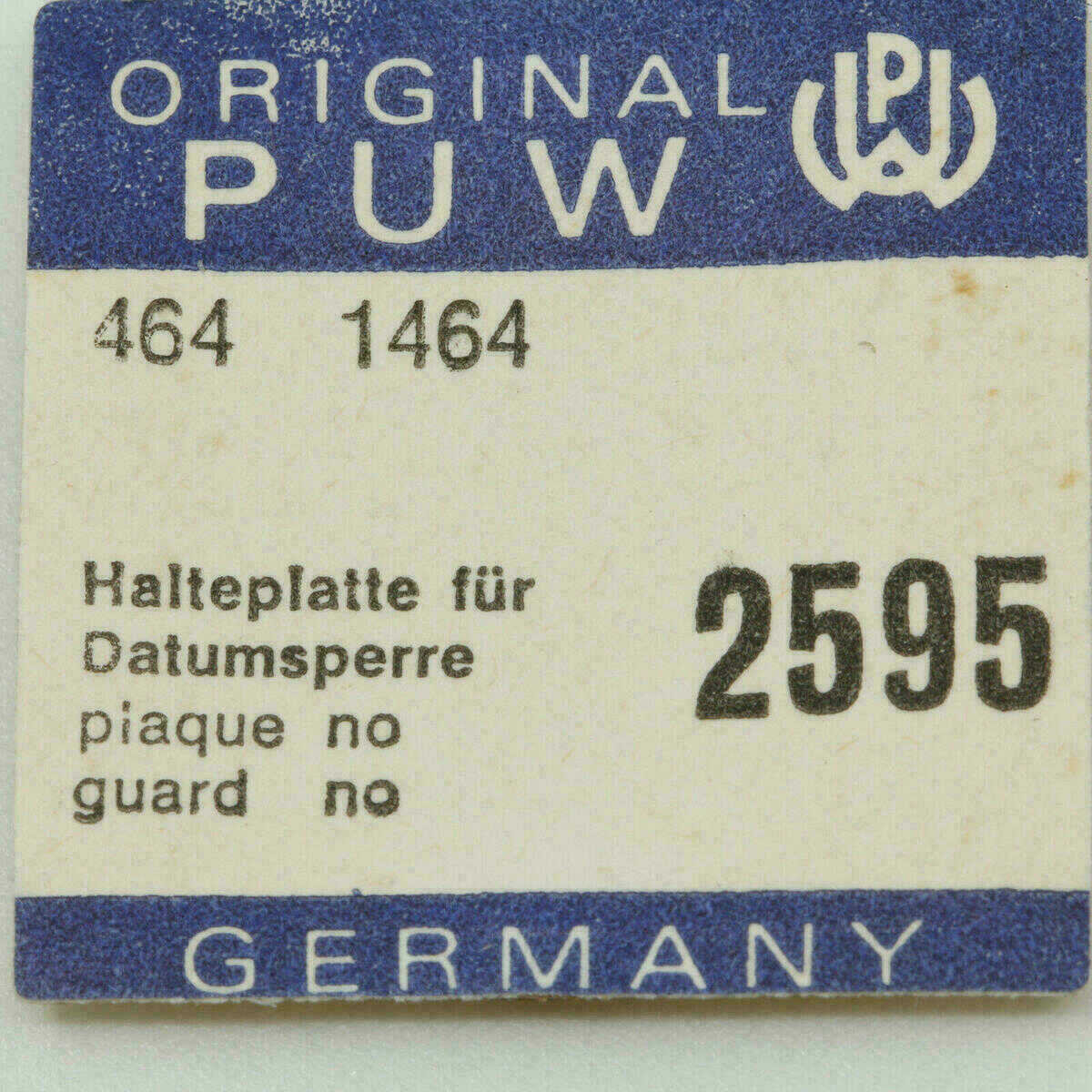 Guard for Date Jumper for PUW 464 and PUW 1464 – Part 2595 – image 3
