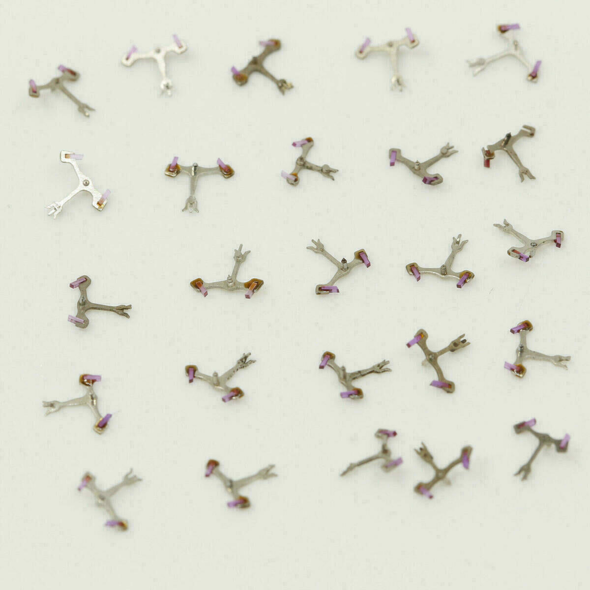 Assortment of Pallet Forks for Various Mechanical Watch Movements, 23-25 Pieces – image 2