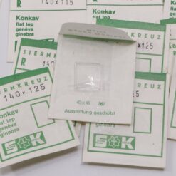 Sternkreuz konkav flat top Geneve Uhrenglas Acryl Ersatz Watch Glass Plexi ST-R1 – Bild 4