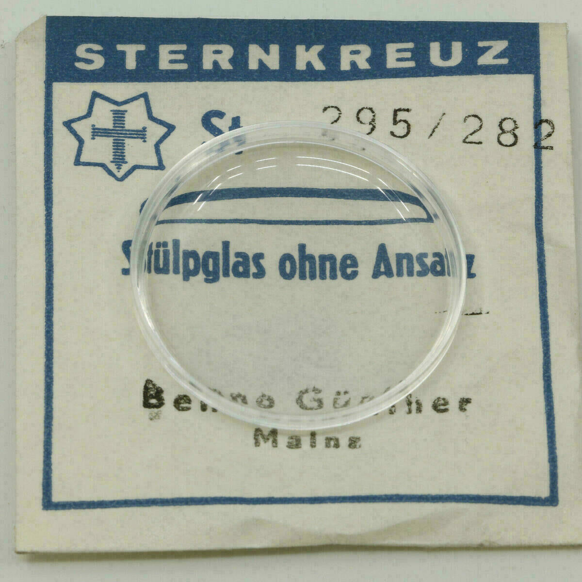 Uhrenglas Sternkreuz St Stülpglas ohne Ansatz für Armbanduhren – Bild 3
