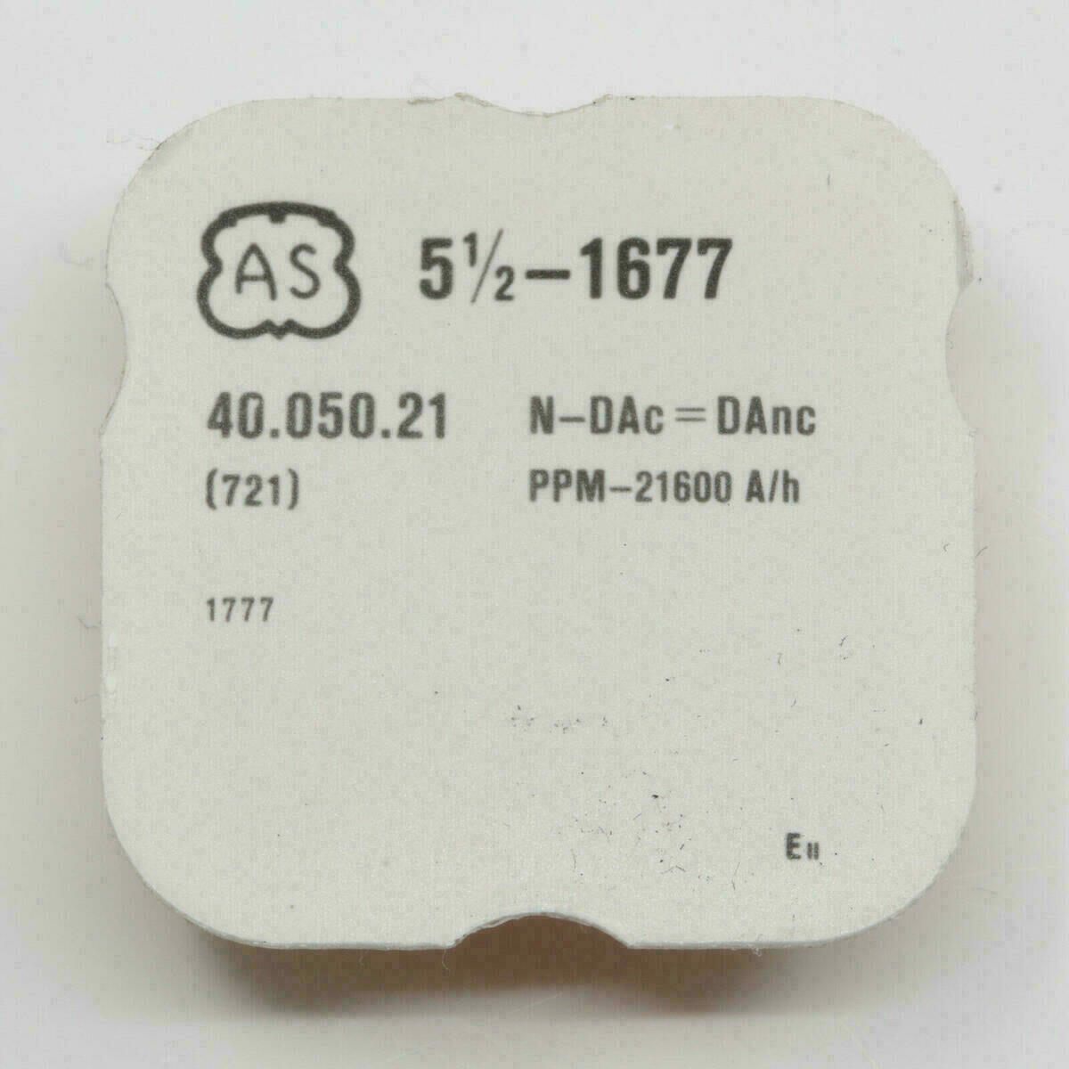 AS 1677 PART 721, volante completo, AS 1777 NOS