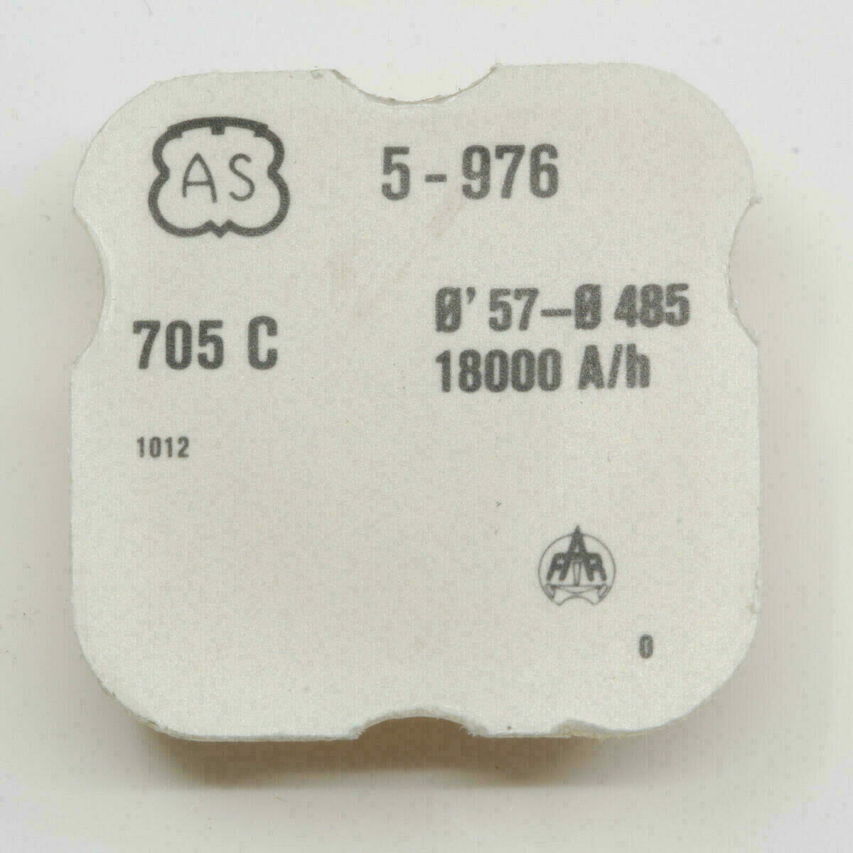 AS 976 PART 705 C, Ankerrad, escape wheel, roue d`ancre AS 1012