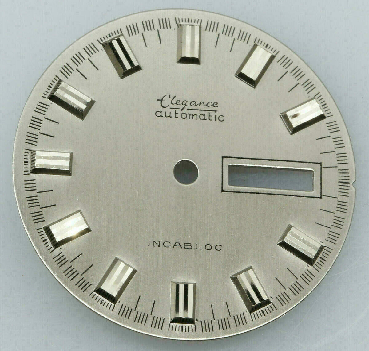 Zifferblatt für DUROWE 7526 Werk Ø 30,8mm Junghans 653 NOS 3H 70er Jahre
