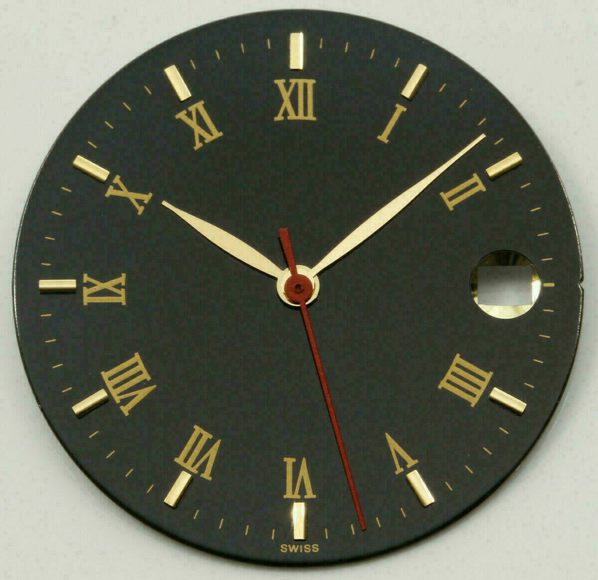 Quadrante per ETA 2892-2, ETA 2892A2; 28.30mm; nuovo, nero SW02