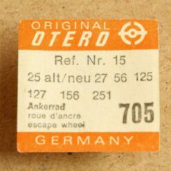 OTERO 27 PART 705, Ankerrad, escape wheel, roue d`ancre 56, 125, 127, 156, 251