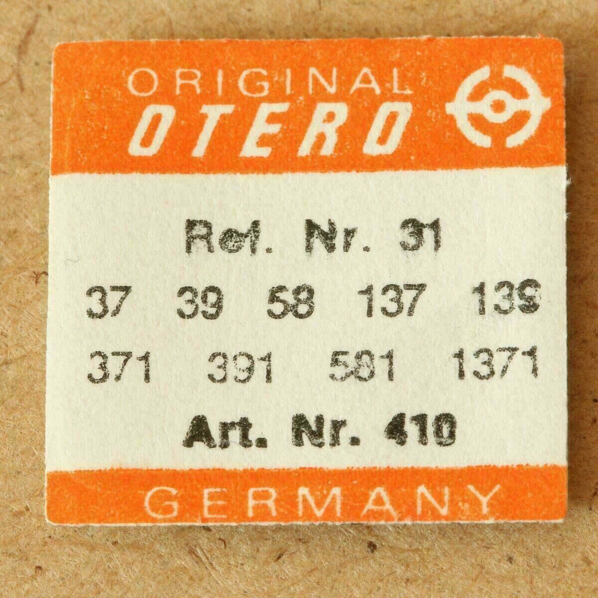 OTERO 37 PART 410 Kupplungsrad, winding pinion, 39 58 137 139 371 391 581 1371