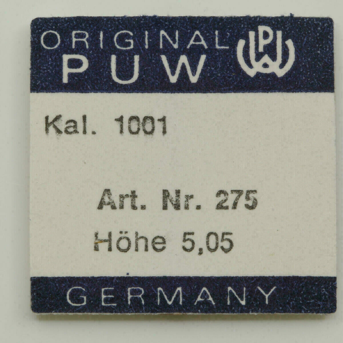 PUW 1001 Part 275 Zentrumsekundentrieb, sweep second pinion, pignon de seconde