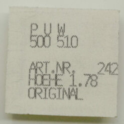 PUW 500 Part 242, Minutenrohr mit Mitnehmerad canon pinion & driving wh. PUW 510