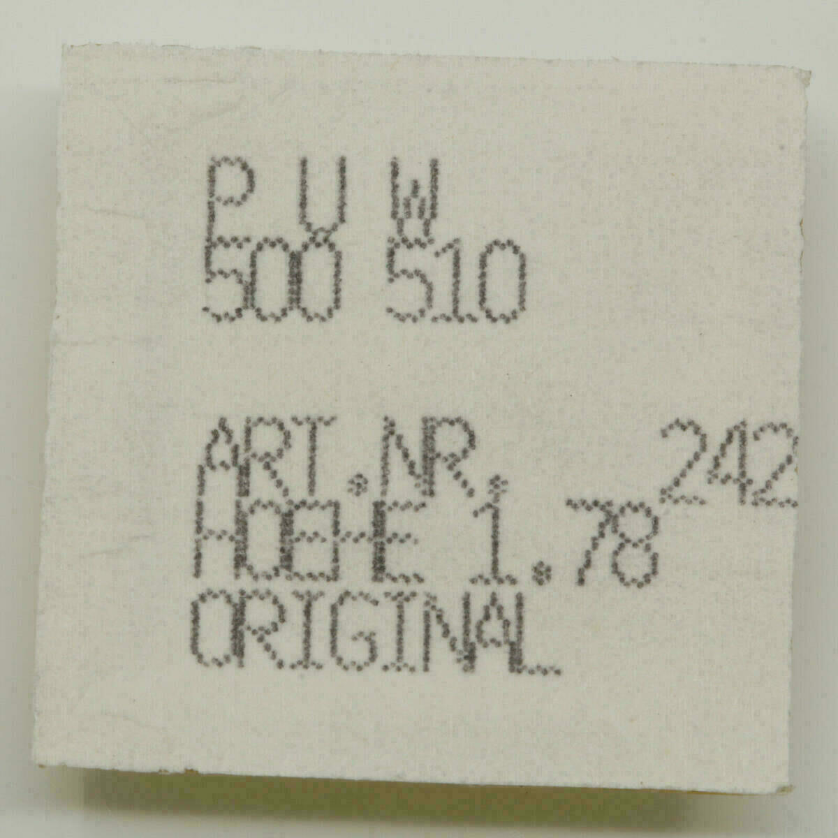 PUW 500 Part 242, cañón de minutos con rueda de arrastre, PUW 510