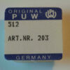 PUW 512 Zwischenrad Part 203 für Kaliber 512