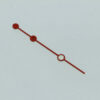 Segundero rojo C1 X1 12,5 mm para ETA 2824-2