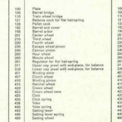 Spare Parts for ETA 1010 – Plate – image 4