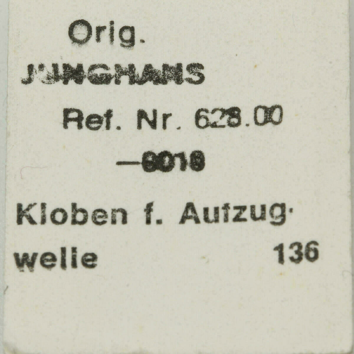 JUNGHANS 628.00 puente de la tija de remontuar – imagen 2